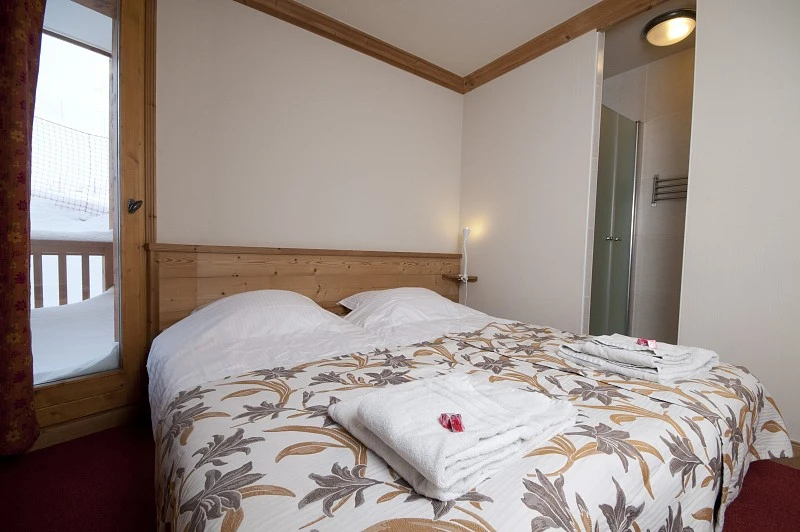 Le Sabot de Venus - slaapkamer met balkon en 2-persoonsbed