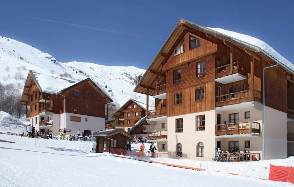 L'Oree des Pistes piste naast het chalet
