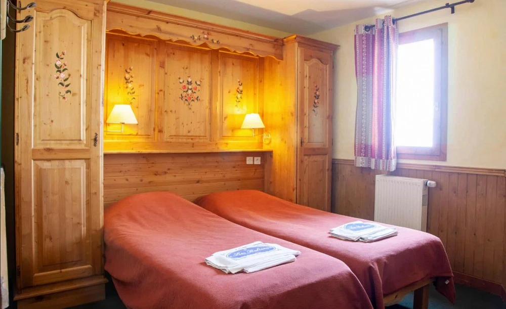  Les Balcons de Val Thorens spa 2-kamer apt. voor max. 4 pers. 2 kamer met slaapkamer met tweepersoonsbed