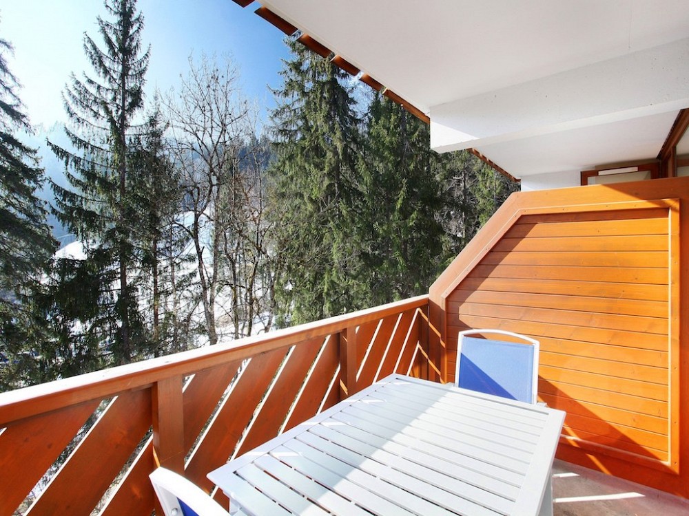 Le Buet - uitzicht vanaf het balkon