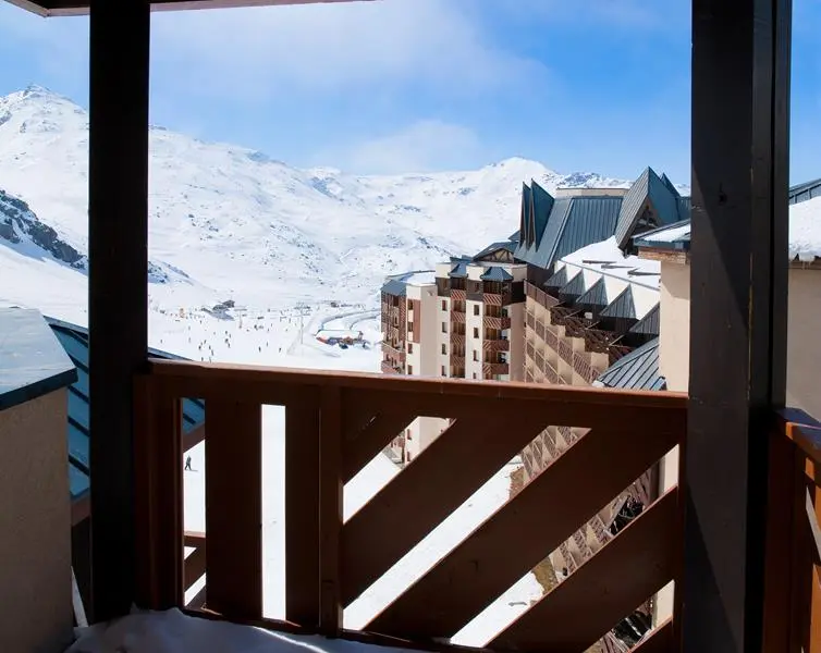 Uitzicht vanuit appartement van Les Temples du Soleil