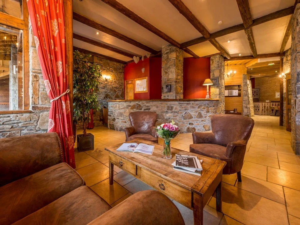Chalet Val 2400 Val Thorens - lounge bij de receptie