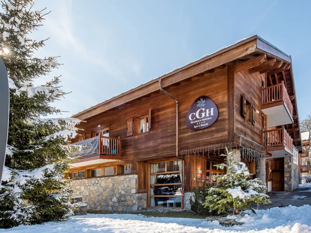 La Reine des Pres - balkon aan het chalet