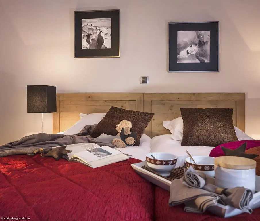 Chalets de Layssia - slaapkamer met 2-persoonsbed