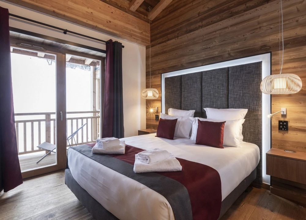 Les Balcons de Val Cenis PLATINUM - 8 appt 10 pers slaapkamer met balkon