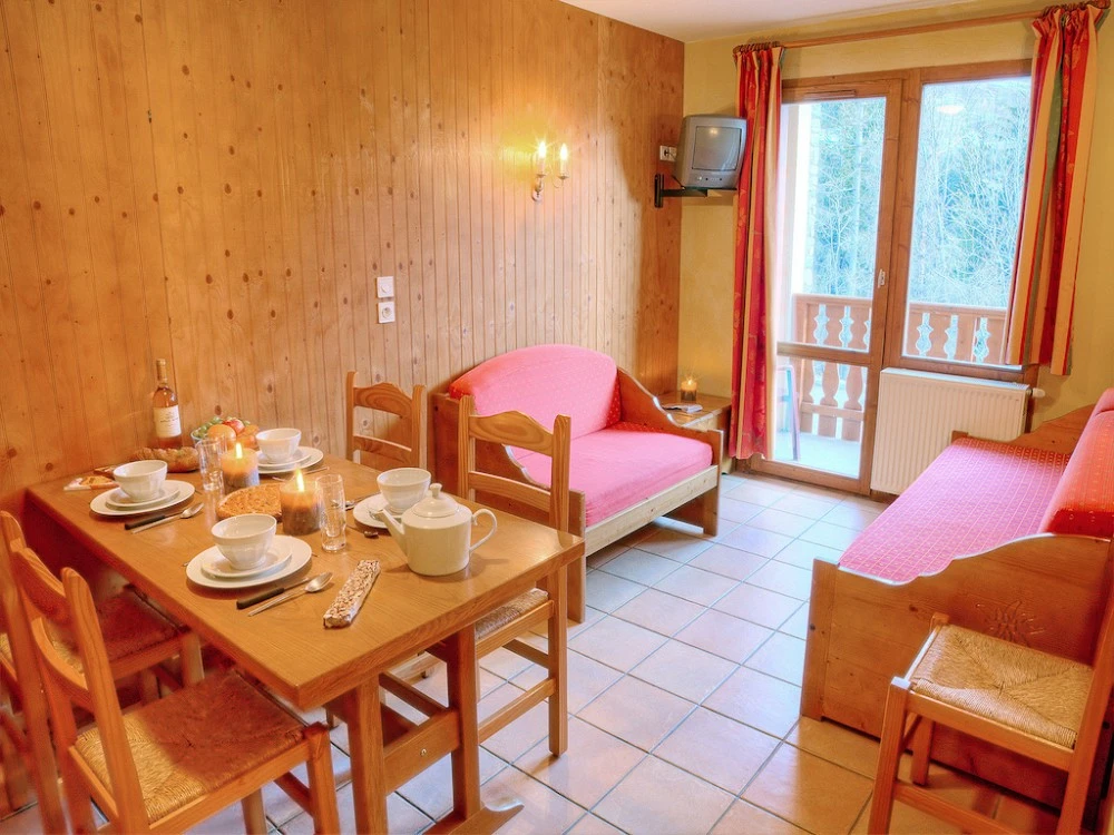 Les Balcons de Val Cenis Le Haut - woonkamer