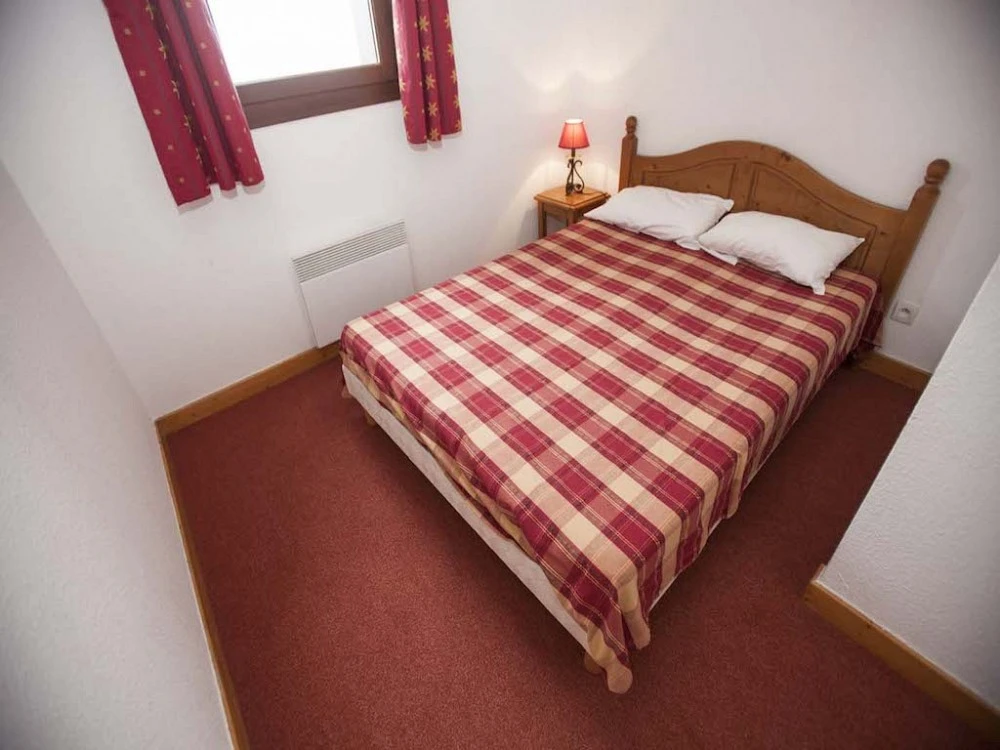 Les Terrasses du Corbier Kamer met tweepersoonsbed