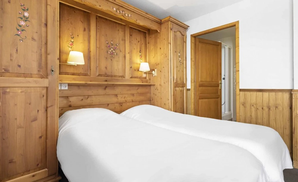 Les Balcons de Val Thorens 5-kamer apt. voor max. 10 pers. 5 SUPERIEUR 5 slaapkamer met  bed