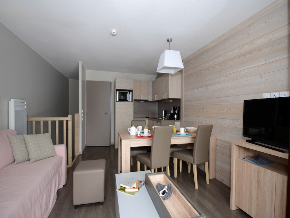 Le Panoramic - woonkamer met tv