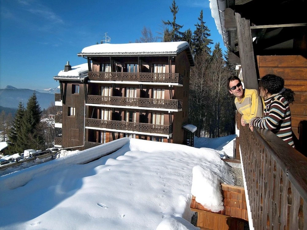 Le Front de Neige - balkon met uitzicht