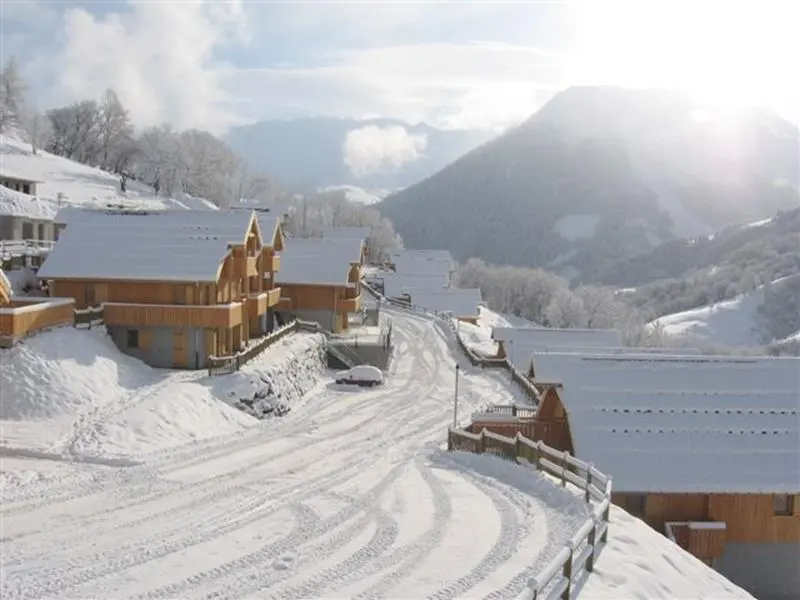 Les Chalets des Ecourts piste aan de accomodatie