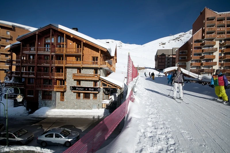 Le Sabot de Venus - skipiste langs de accomodatie