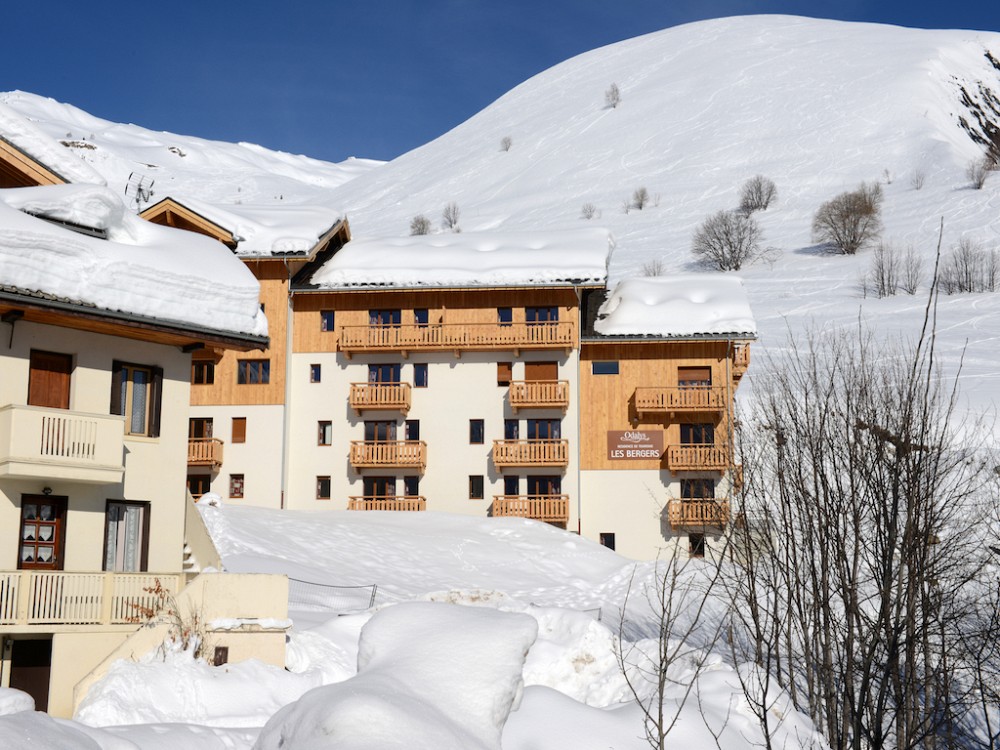chalet Les Bergers - sneeuw rondom het chalet
