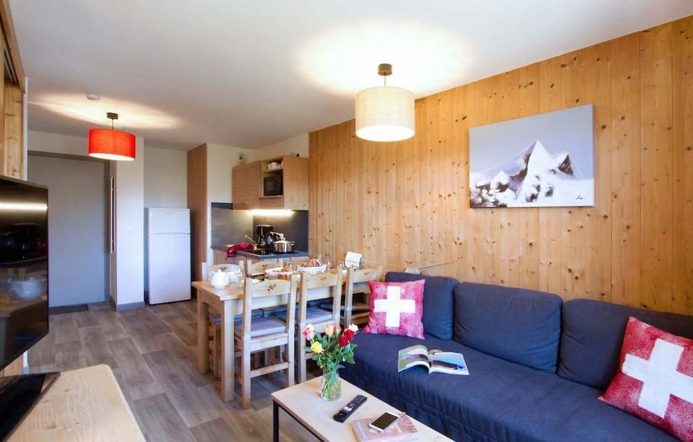 L'Oree des Pistes schilderij en keuken
