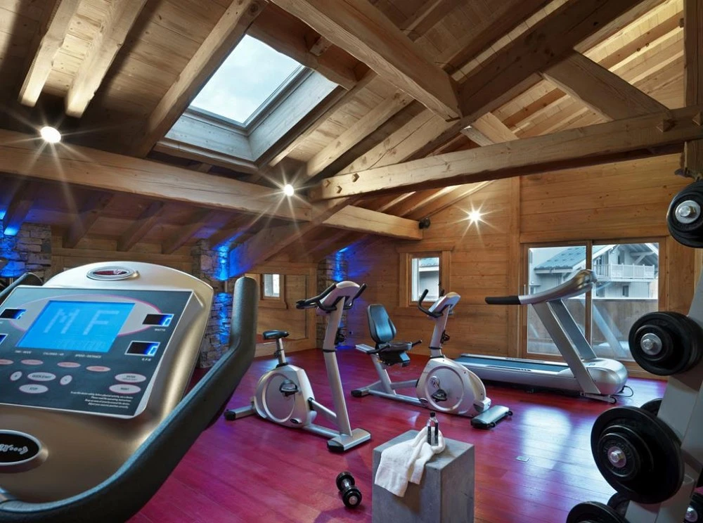 La Reine des Pres - fitnessruimte