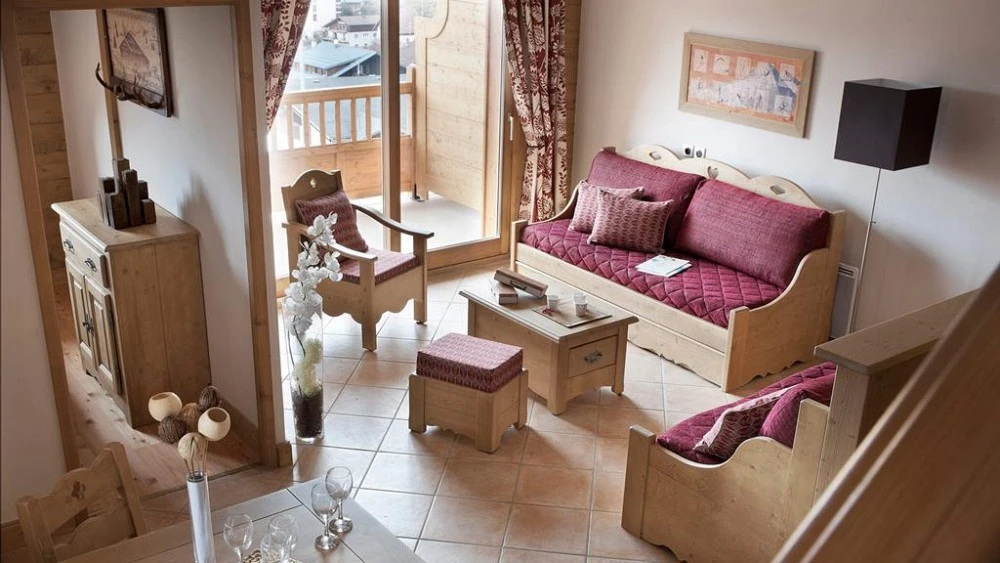 Les Chalets de Jouvence - balkon aan het appartement