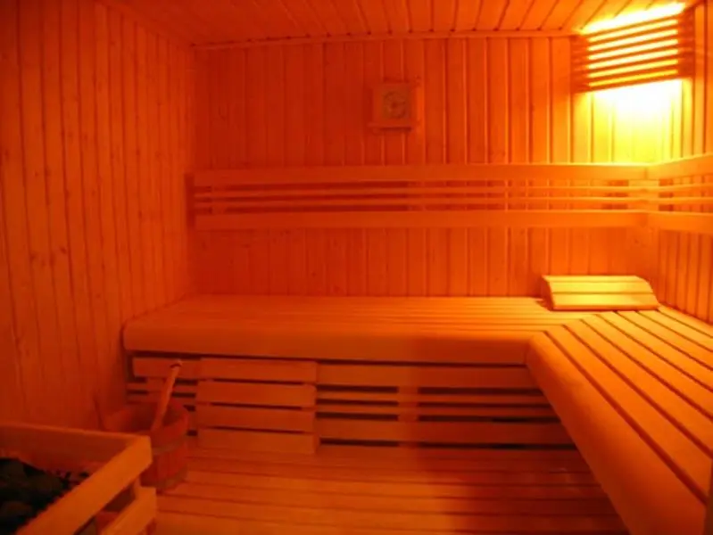 De sauna in Les Terasses du Corbier