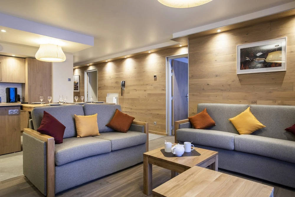 Les Balcons de Val Cenis PLATINUM - 6 appt 8 pers Woonkamer decoratie