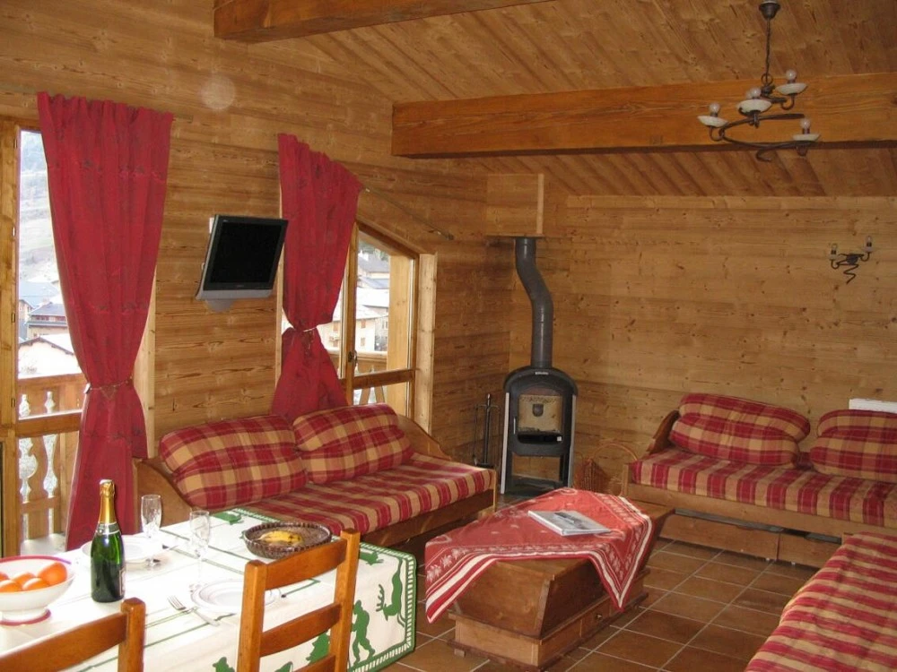 Les Balcons de Village woonkamer